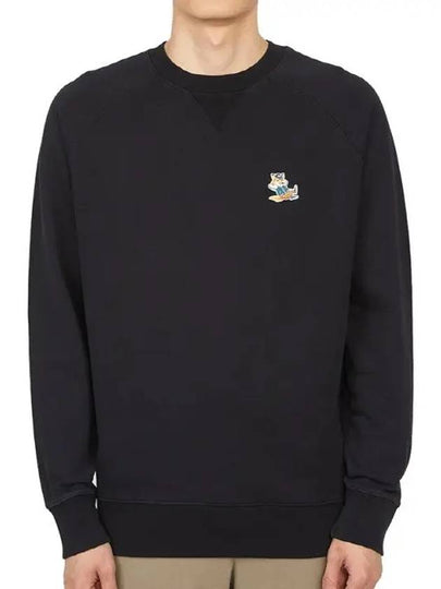 Dressed Fox Patch Classic Sweatshirt Black - MAISON KITSUNE - BALAAN 2