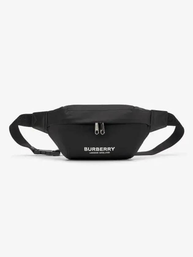 Logo Print Nylon Sonny Bum Belt Bag Black - BURBERRY - BALAAN 2