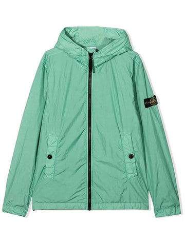 Kids Women s Waffen Hooded Jacket Green 761640233 V0052 - STONE ISLAND - BALAAN 1