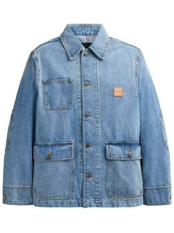 Coach Chore Long Sleeve Denim Jacket, Size Large - COACH - BALAAN 1