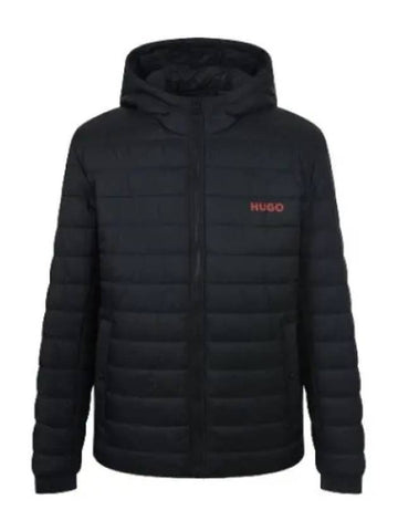 Red logo point hooded padded jacket - HUGO BOSS - BALAAN 1