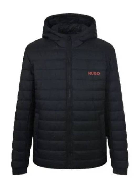 Red logo point hooded padded jacket - HUGO BOSS - BALAAN 1