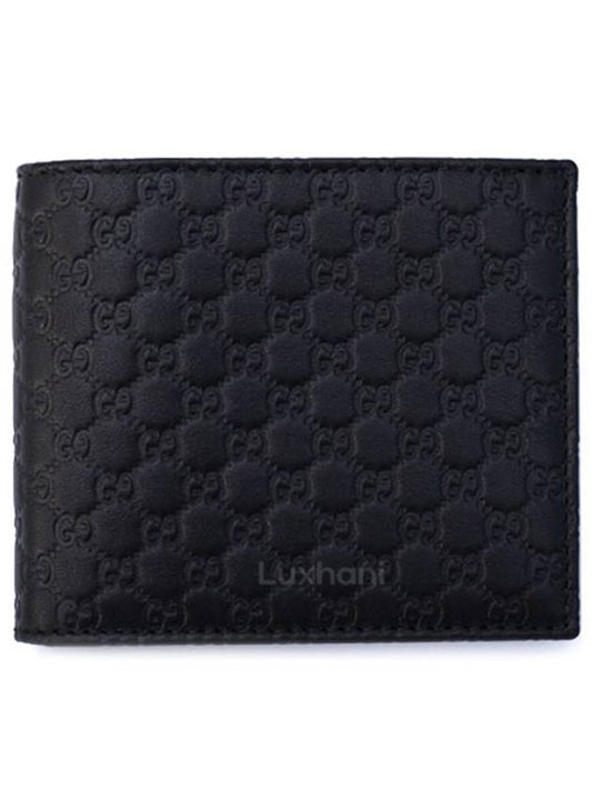 Men s Microssima Half Wallet Black 260987 BMJ1R 1000 - GUCCI - BALAAN 1