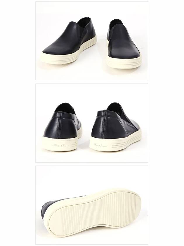 Women's Leather Slip On Black - RICK OWENS - BALAAN 4