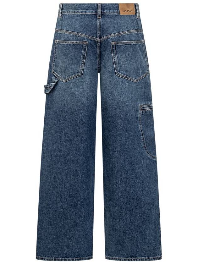 Solene Wide Jean Blue - ISABEL MARANT ETOILE - BALAAN 3