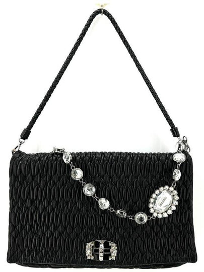 Nappa crystal chain shoulder bag 5BD169 - MIU MIU - BALAAN 2