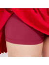 Women s Golf Wear Asymmetric Color Pleated Skirt Rose Red - J JANE - BALAAN 6