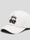 AU Australia TWO DICE Corduroy Low Pro Cap ST7M0079 White Sand ONE SIZE - STUSSY - BALAAN 4