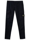 Men's Stretch Cotton Cargo Straight Pants Navy - STONE ISLAND - BALAAN 2