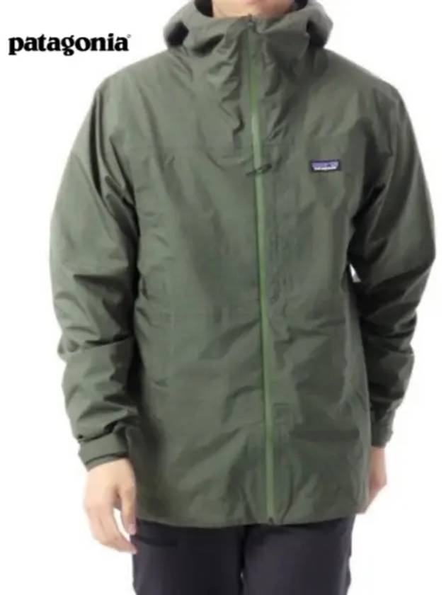 Men s Boulder Fork Rain Jacket Basin Green - PATAGONIA - BALAAN 2