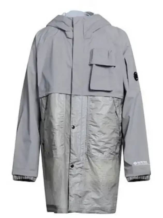 Goretex Infinium Lens Patch Parka Grey - CP COMPANY - BALAAN 2