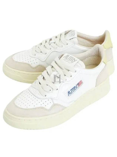 Medalist Women's Low Top Sneakers Yellow White - AUTRY - BALAAN 2