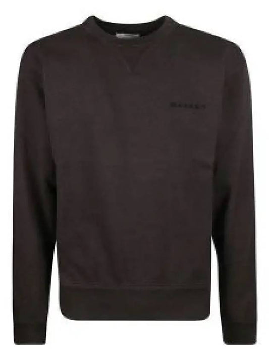 Mikis Embroidery Logo Sweatshirt Faded Black - ISABEL MARANT - BALAAN 2