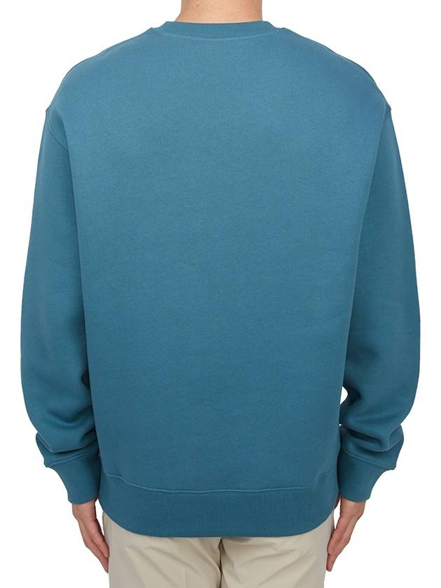 Bold Fox Head Cotton Sweatshirt Lake Blue - MAISON KITSUNE - BALAAN 4