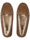 Ansley Fur Moccasin Loafer Chestnut - UGG - BALAAN.