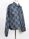 Pineapple GG jacquard denim jacket 54 - GUCCI - BALAAN 6