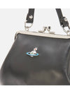 Emma Frame Perth Tote Bag Black - VIVIENNE WESTWOOD - BALAAN 6