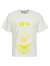 Marvel Mask Printing Short Sleeve T-Shirt White - IH NOM UH NIT - BALAAN 1