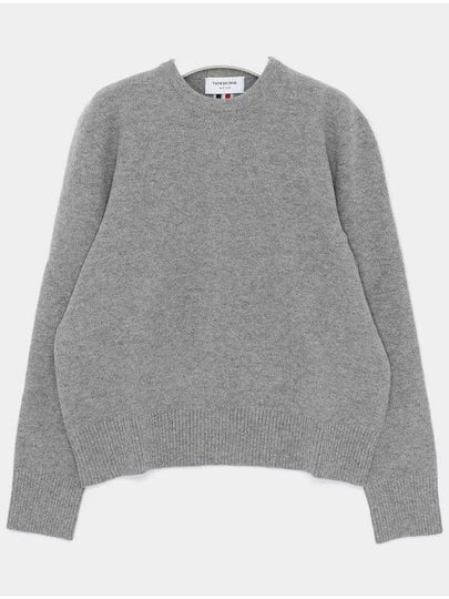 Arm Band Merino Wool Pique Knit Top Grey - THOM BROWNE - BALAAN 2