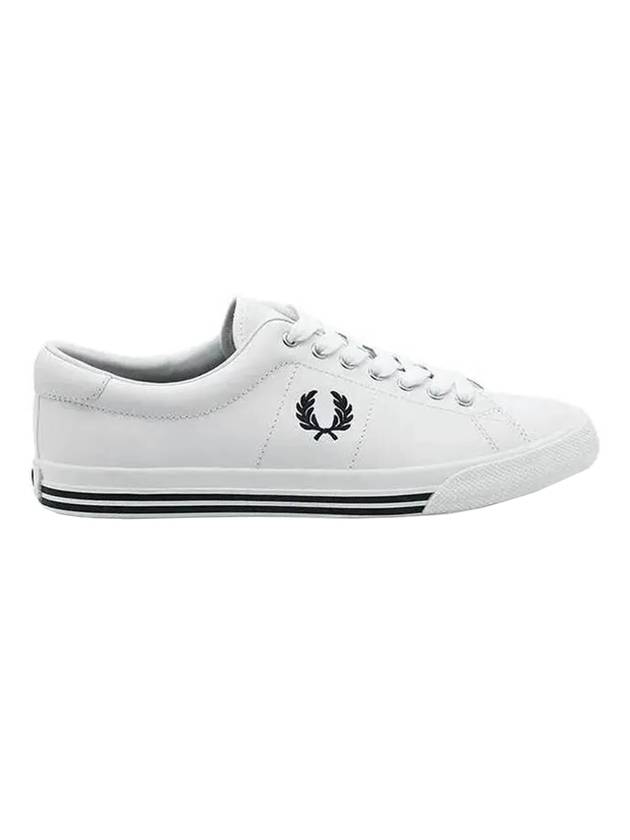 Underspin Leather Low Top Sneakers White - FRED PERRY - BALAAN 1