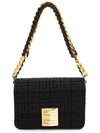 4G Embroidered Canvas Chain Cross Bag Black - GIVENCHY - BALAAN 3