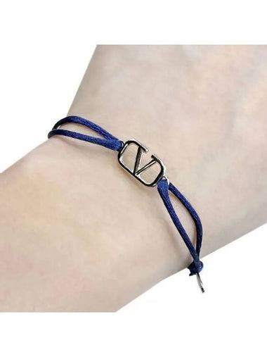 V logo signature knot bracelet 39188996 270493 1095507 - VALENTINO - BALAAN 1