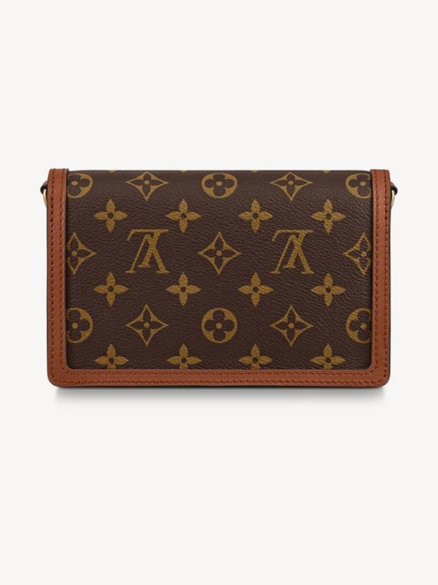 Dauphine Chain Long Wallet Brown - LOUIS VUITTON - BALAAN 4