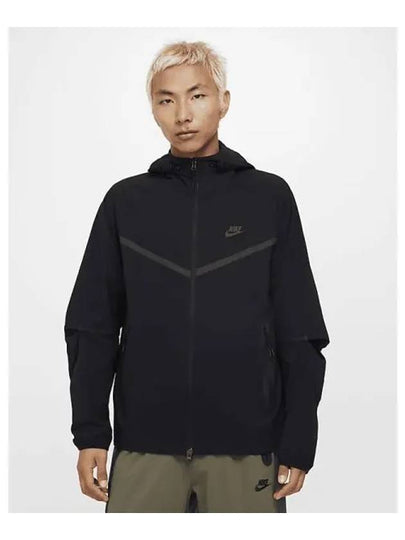 Tech Woven Windrunner Full Zip Jacket M Black HM7152 010 - NIKE - BALAAN 2