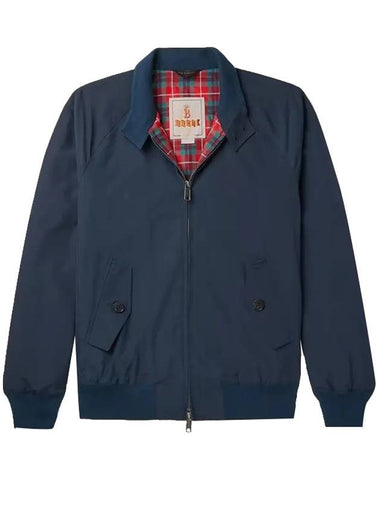 G9 Classic Original Harrington Zip-Up Jacket Navy - BARACUTA - BALAAN 1