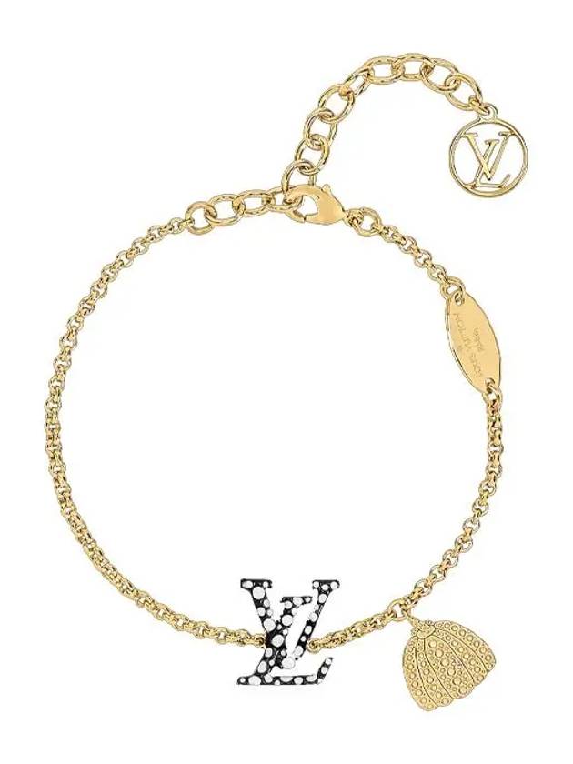 YK Iconic Infinity Dot Bracelet Gold - LOUIS VUITTON - BALAAN 3