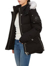 Original Threequarter Jacket White Fur Black - MOOSE KNUCKLES - BALAAN 7