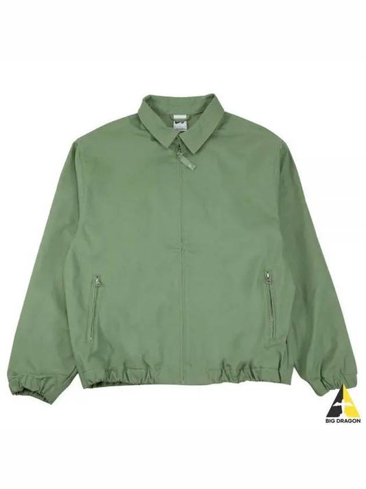 SB Woven Twill Premium Skate Zip Up Jacket Green - NIKE - BALAAN 2