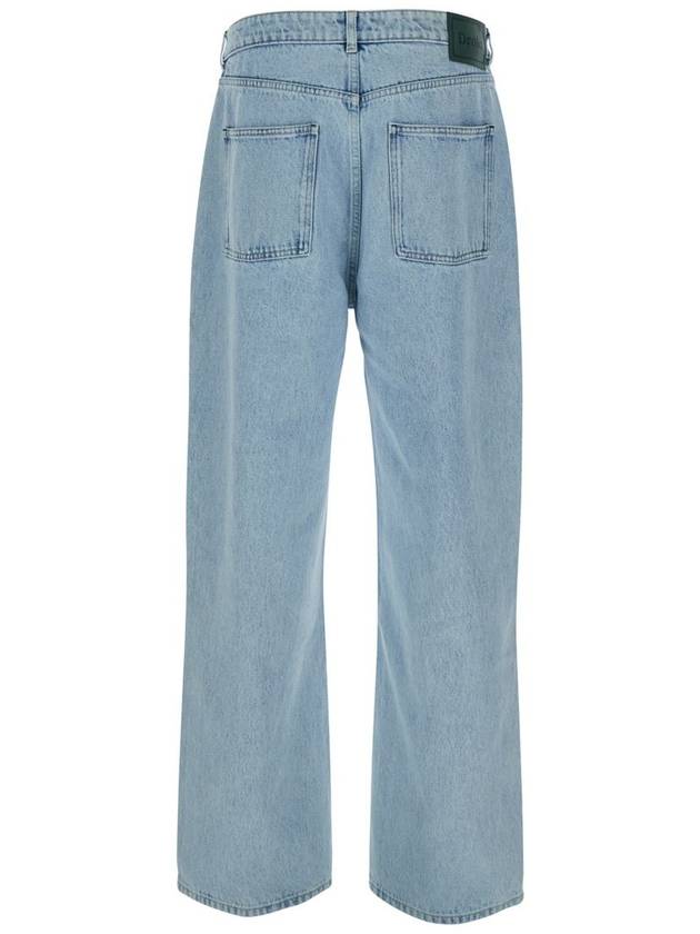 'Le Jean Délavé' Light Blue Jeans With Logo Patch On The Rear In Denim Man - DROLE DE MONSIEUR - BALAAN 2