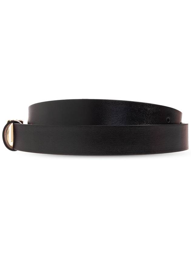 FERRAGAMO Reversible Belt With Logo, Women's, Black - SALVATORE FERRAGAMO - BALAAN 4