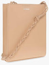 Tangle Small Leather Cross Bag Beige - JIL SANDER - BALAAN 5