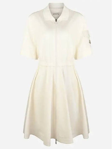 8I00008 89A1K 060 Women Polo Shirt Dress Piece White 1046677 - MONCLER - BALAAN 1