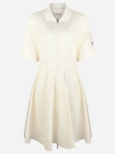 8I00008 89A1K 060 Women Polo Shirt Dress Piece White 1046677 - MONCLER - BALAAN 1