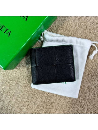 Intrecciato Bifold Half Wallet Black - BOTTEGA VENETA - BALAAN 2