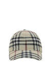 Check Pattern Cotton Ball Cap Beige - BURBERRY - BALAAN 2