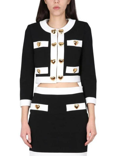 Outerwear 05250424 4555 BLACK - MOSCHINO - BALAAN 1