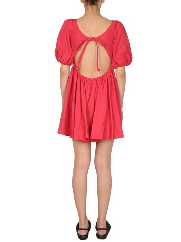 Taffeta Dress XR0VAEN05S3DV7 B0040178193 - RED VALENTINO - BALAAN 4