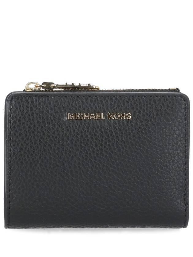 Logo Zipper Half Wallet Black - MICHAEL KORS - BALAAN 2