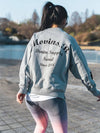 Sweatshirt: PENNA PRIMAVERA SWEAT TOP GRAY HEATHER - MOVINS.R - BALAAN 6