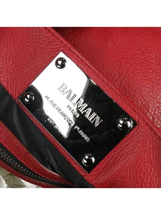 red shoulder bag - BALMAIN - BALAAN 4