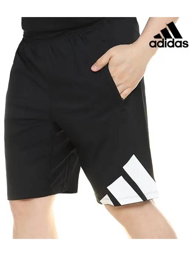 4Kraft 3 Bar Shorts Black - ADIDAS - BALAAN 2