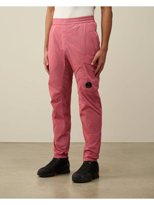 Chrome R Regular Lens Wappen Track Pants Pink - CP COMPANY - BALAAN 3