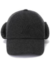 Official M WOOL KNIT BALL CAP BK - ANEWGOLF - BALAAN 4