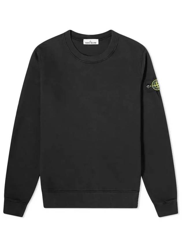 Wappen Patch Crewneck Sweatshirt Black - STONE ISLAND - BALAAN 3