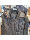 Quilted Long Vest Black - MOOSE KNUCKLES - BALAAN.