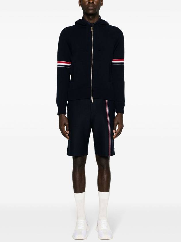 Armband Cashmere Zip-Up Hoodie Navy - THOM BROWNE - BALAAN 3